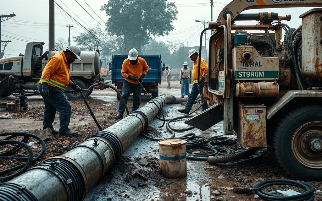 معالجة طفح المجاري وشفط البيارات جنوب وغرب الرياض