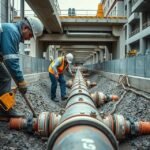 تسليك مجاري بالضغط وتنظيف غرف التفتيش بالرياض